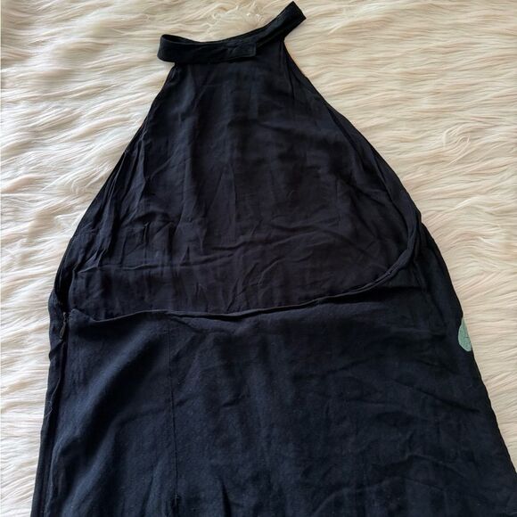 Urban Outfitters Catalina Printed Halter Dress in Black/Multi | Medium - Picture 6 of 8